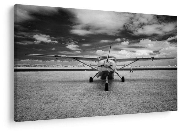 Slika - Avion crno-bijeli (90x60 cm)