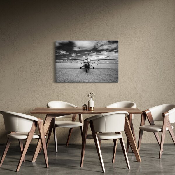 Slika - Avion crno-bijeli (90x60 cm)