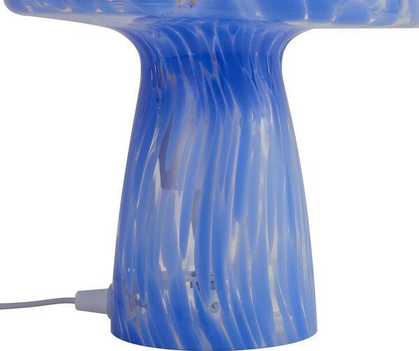 Stolne Lampa Lindby, Hubi, Plava, Dnevna soba, Staklo, Moderan