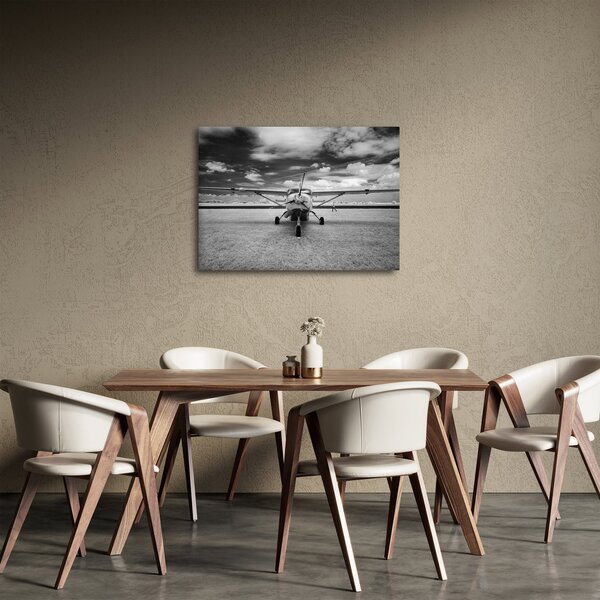 Slika - Avion crno-bijeli (70x50 cm)