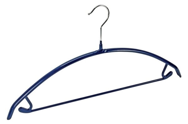 Set od 2 plave protuklizne vješalice za odjeću Wenko Hanger Combi