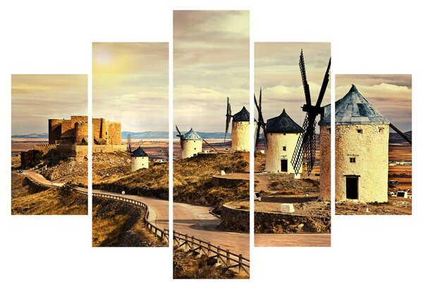Slika - vjetrenjače (150x105 cm)