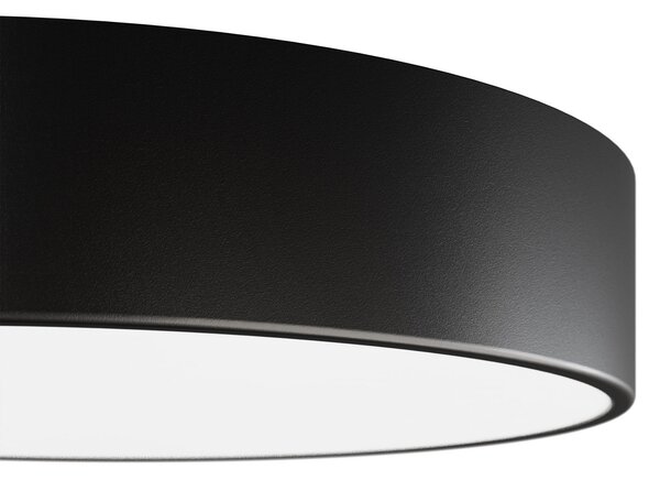 Stropne Svjetiljka TEMAR LIGHTING, Cleo, prigušiv, Crno, Dnevna soba, Metal, Moderan