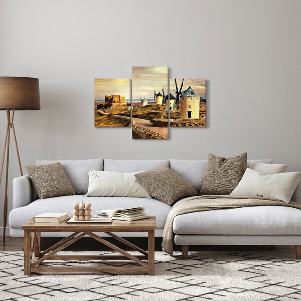 Slika - vjetrenjače (90x60 cm)