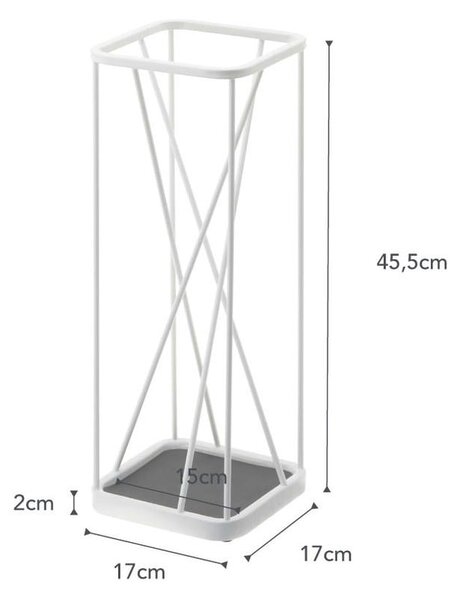 Bijeli stalak za kišobrane YAMAZAKI trg