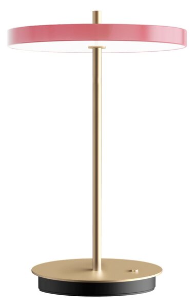 Stolne Lampa UMAGE, Asteria Move, prigušiv, Ružičasta ruža, Dnevna soba, Metal, Dizajn