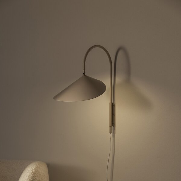 Zidne Svjetiljka ferm LIVING, Arum Swivel, Bež, Dnevna soba, Metal, Dizajn