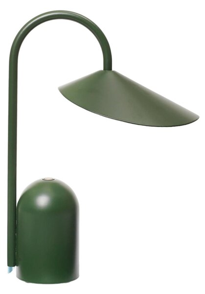 Stolne Lampa ferm LIVING, Arum, prigušiv, Zelena, Terasa, Metal, Dizajn