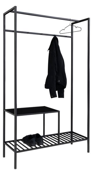 Crni višenamjenski ormar s 2 police House Nordic Vita, 170 x 110 cm