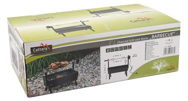 Roštilj s ražnjem i električnim motorom Cattara Barbecue, dužina 60 cm