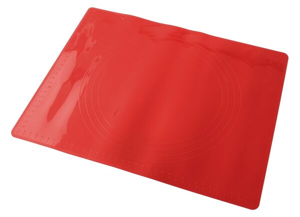 Crvena silikonska folija za pečenje Dr. Oetker Flexxibel Love, 38 x 30 cm