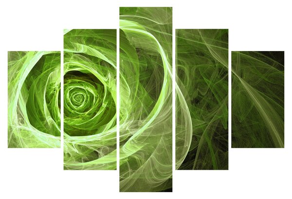 Slika - Sažetak Rose Green (150x105 cm)