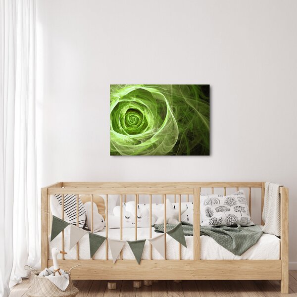 Slika - Sažetak Rose Green (70x50 cm)