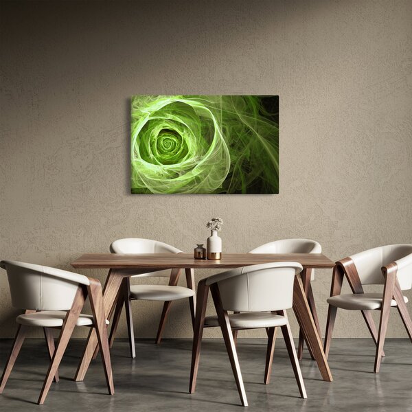 Slika - Sažetak Rose Green (90x60 cm)