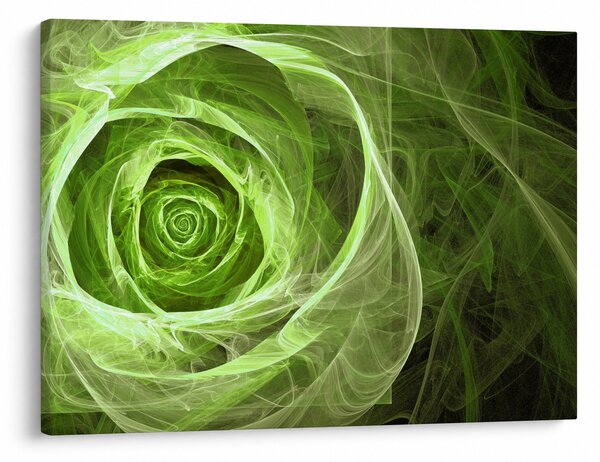 Slika - Sažetak Rose Green (70x50 cm)