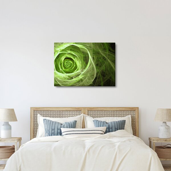 Slika - Sažetak Rose Green (70x50 cm)