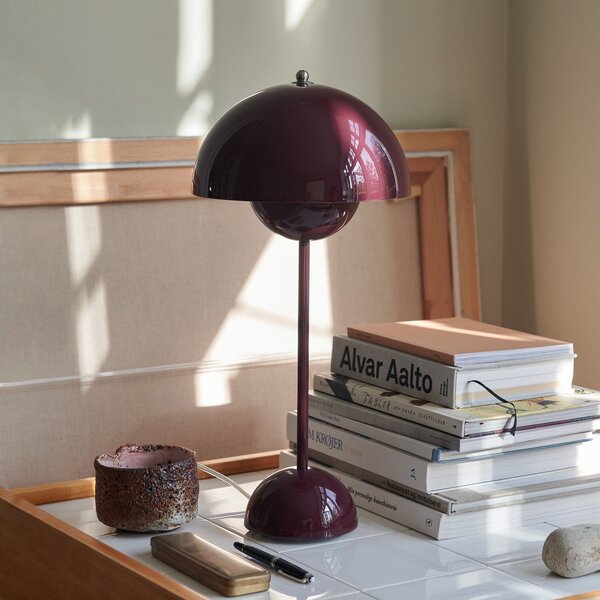 Stolne Lampa &Tradition, Flowerpot VP3, Ljubičasta, Dnevna soba, Metal, Dizajn