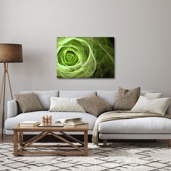 Slika - Sažetak Rose Green (70x50 cm)