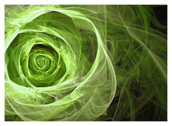 Slika - Sažetak Rose Green (70x50 cm)