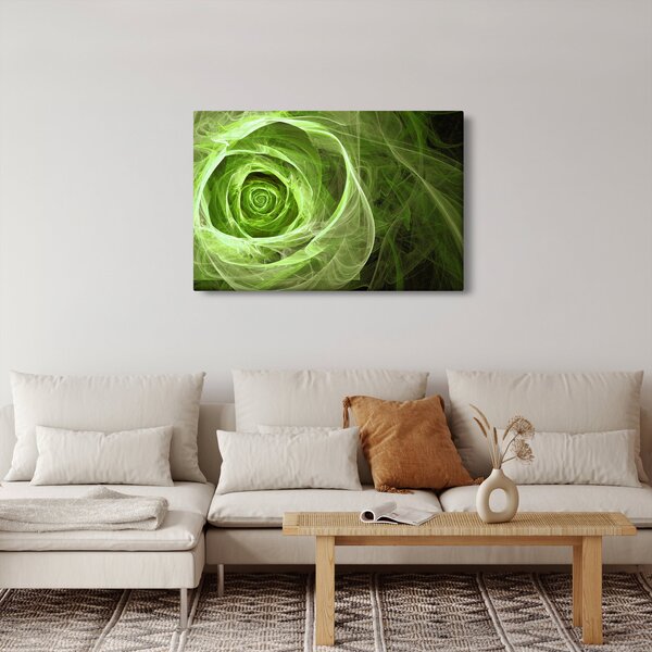 Slika - Sažetak Rose Green (90x60 cm)