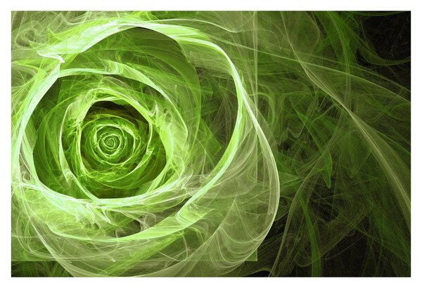Slika - Sažetak Rose Green (90x60 cm)