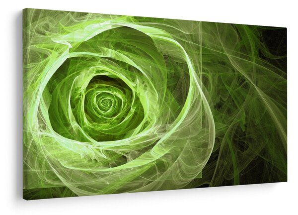 Slika - Sažetak Rose Green (90x60 cm)