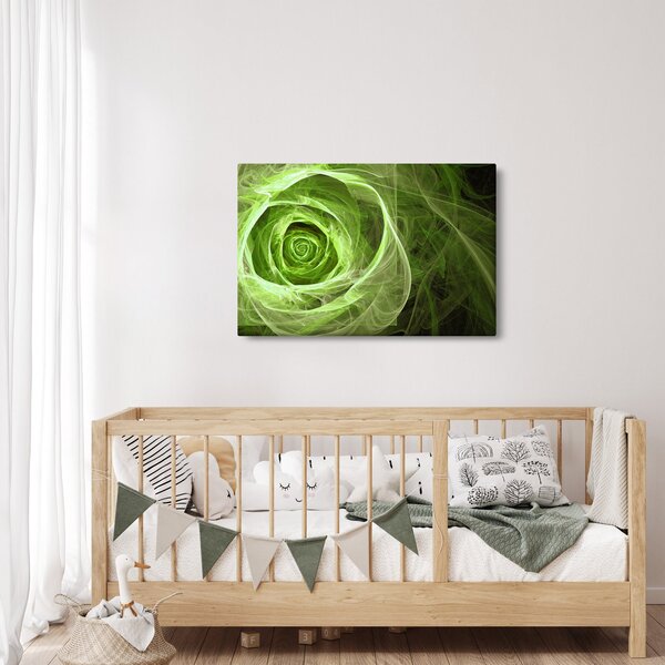 Slika - Sažetak Rose Green (90x60 cm)