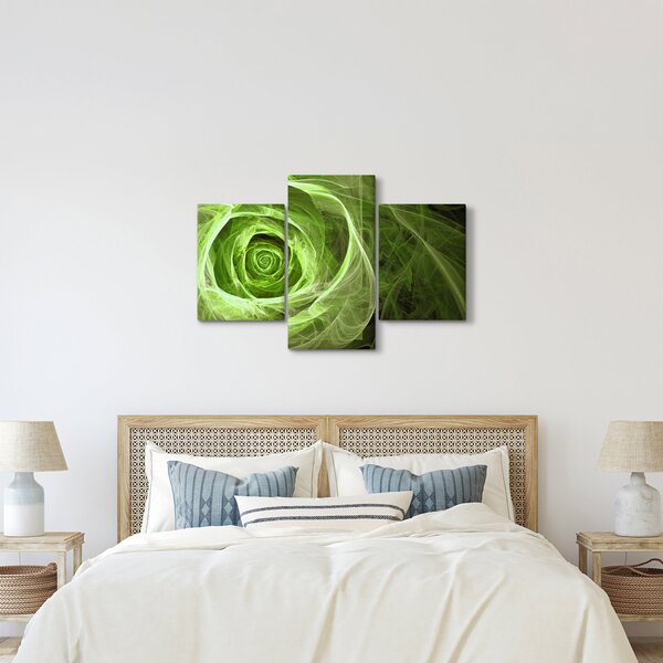 Slika - Sažetak Rose Green (90x60 cm)