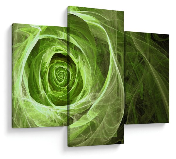Slika - Sažetak Rose Green (90x60 cm)