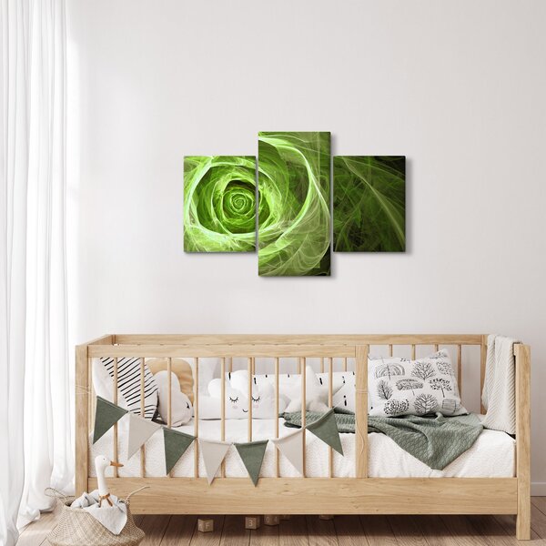 Slika - Sažetak Rose Green (90x60 cm)
