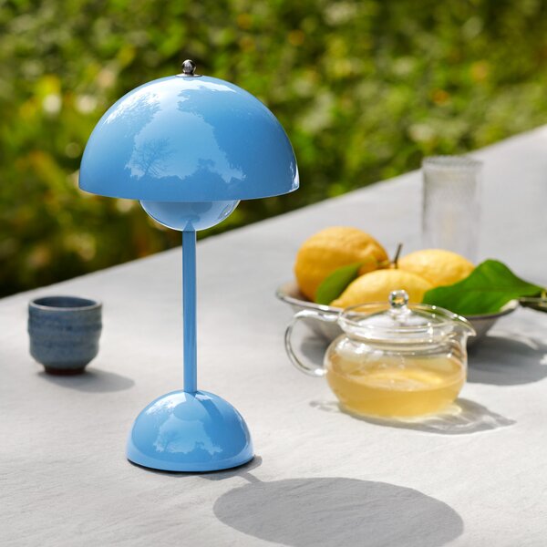 Stolne Lampa &Tradition, Flowerpot VP9, prigušiv, Plava, Dnevna soba, Plastika, Dizajn