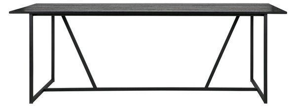 Blagovaonski stol s hrastovom pločom WOOOD Silas, 220 x 90 cm