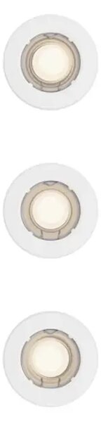Peridot UGRADBENA SVJETILJKA OKRUGLA 7W GU10 BIJELA 3pk 8721103037077