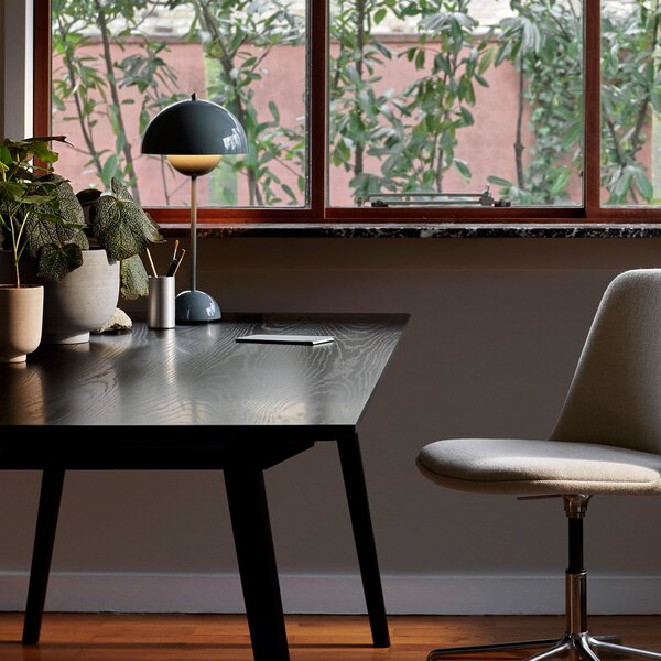 Stolne Lampa &Tradition, Flowerpot VP3, Sivo, Dnevna soba, Metal, Dizajn