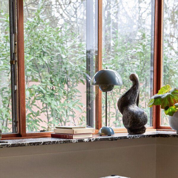 Stolne Lampa &Tradition, Flowerpot VP3, Sivo, Dnevna soba, Metal, Dizajn