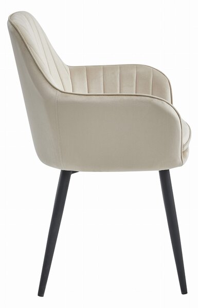 Stolica Lugo - velvet beige - 1 komad