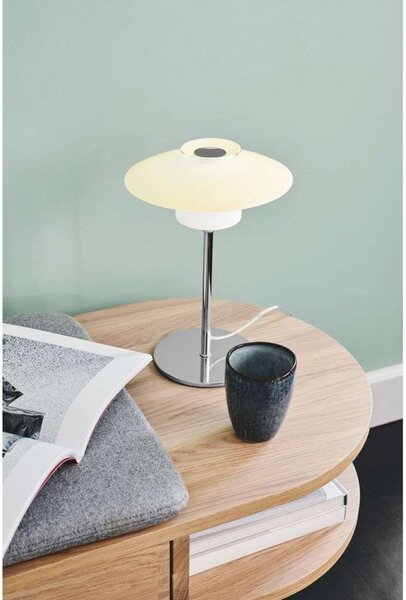 Scandinavia Stolna lampa Ø20 Opal/Krom - Halo Design