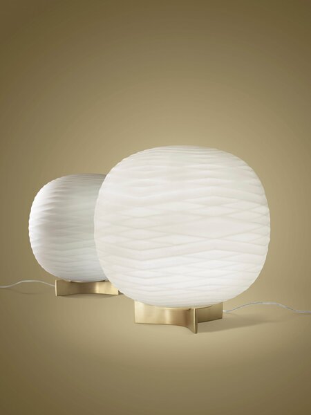 Stolne Lampa Foscarini, Bijela, Staklo