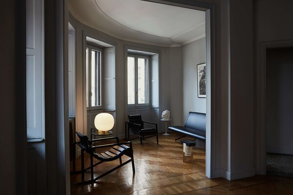 Stolne Lampa Foscarini, Bijela, Staklo