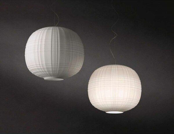 Tartan LED Visilica Prigušivač Bijela - Foscarini