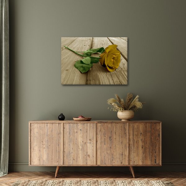 Slika - Vintage žute ruže (70x50 cm)