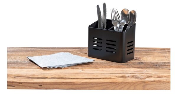 Crni stalak za pribor za jelo Wenko Black Outdoor Kitchen Baco