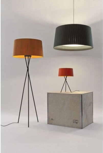 Podne Lampa Santa & Cole, prigušiv, Crno, Dnevna soba, Metal