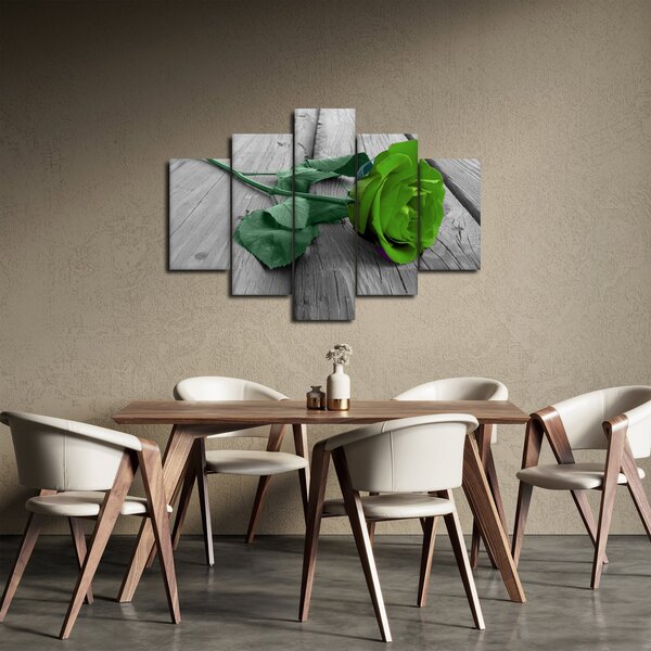Slika - Zelena ruža (150x105 cm)