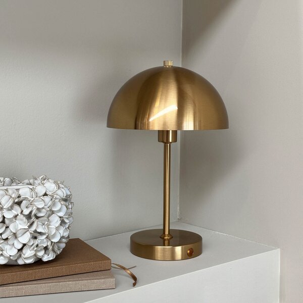 Stolne Lampa Dyberg Larsen, Stockholm, prigušiv, Bronca / stari mesing, Dnevna soba, Metal, Skandinavski