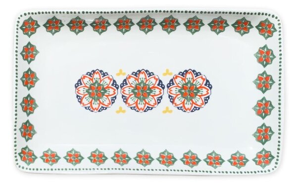 Porculanski tanjur za posluživanje Villa Altachira Gardeny, 20 x 12 cm