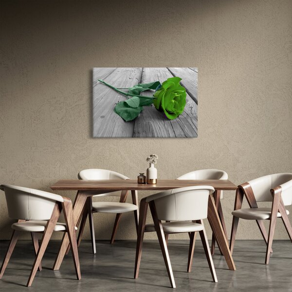 Slika - Zelena ruža (90x60 cm)