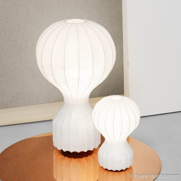 Stolne Lampa FLOS, Gatto, prigušiv, Bijela, Dnevna soba, Tkanina / tekstil, Dizajn