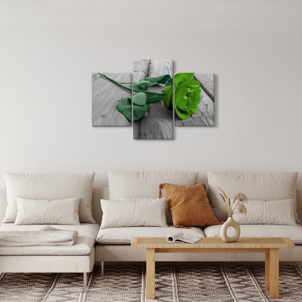 Slika - Zelena ruža (90x60 cm)