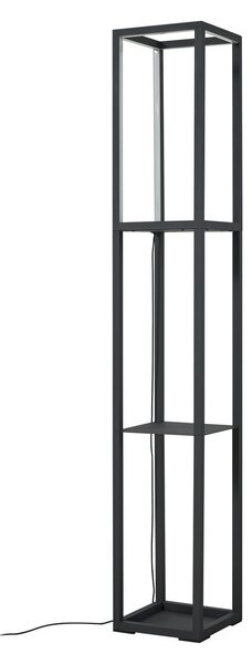 Podne Lampa Lindby, Birta, prigušiv, Crno, Dnevna soba, Metal, Moderan